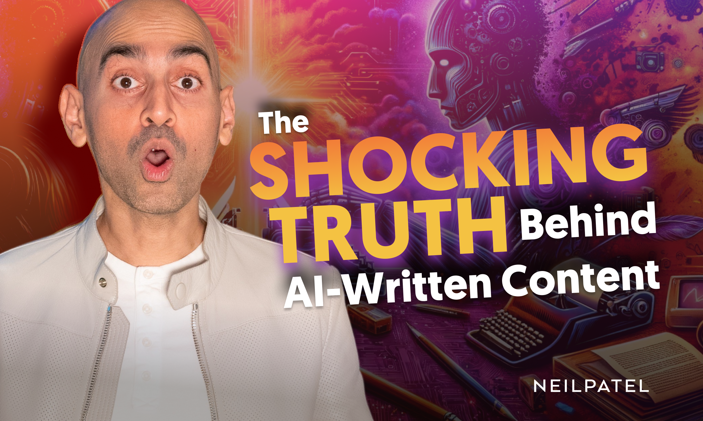 AI Generated Content Is Worth It The Shocking Truth Behind AI Written Content Neil Patel by NP Digital - You Are Wasting Your Time Using AI to Create Content