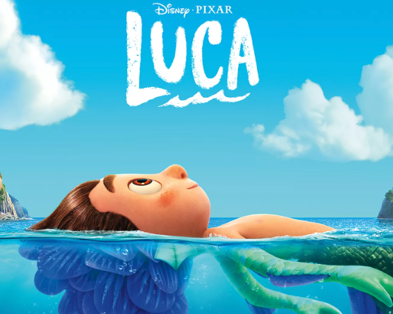 Poster for Luca, an animated film on Disney+