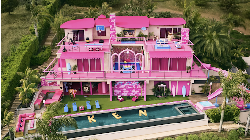 Barbie-themed house