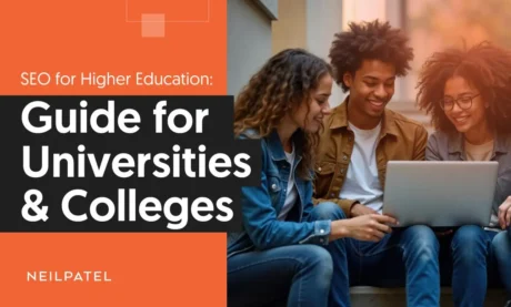 A graphic that says "SEO for Higher Education."