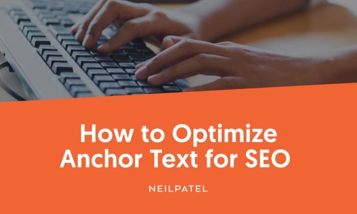 A graphic that says "how to optimize Anchor Text for SEO."
