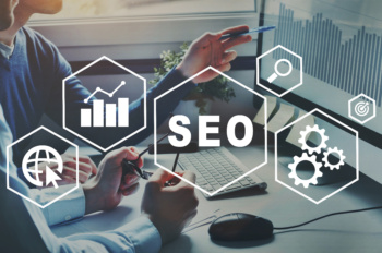 SEO Search Engine Optimization concept, ranking traffic on websi