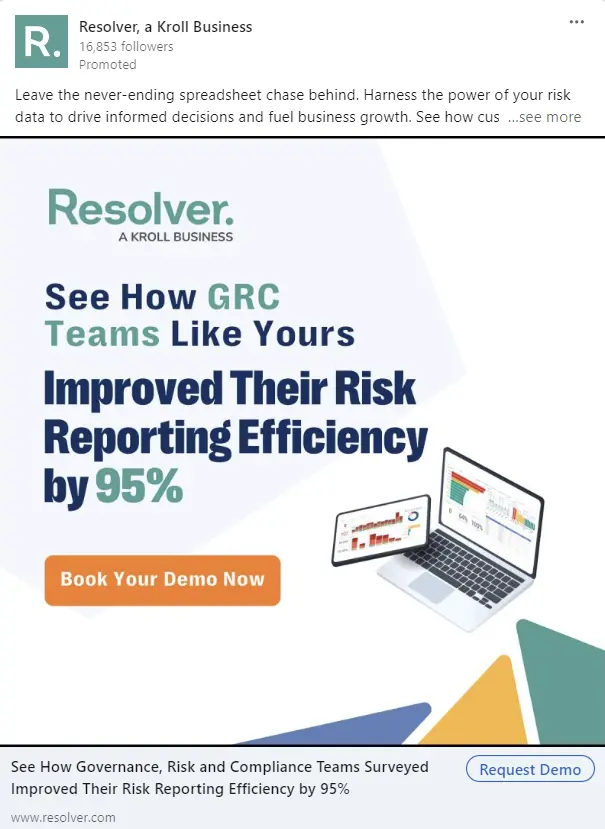 Sponsored content example from Resolver.
