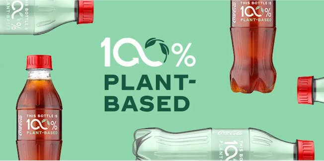 A Coca-Cola ad highlighting sustainability.