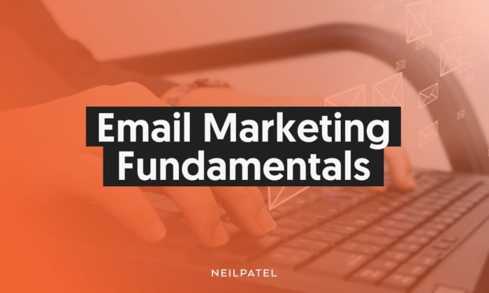 A graphic that says "Email Marketing Fundamentals."