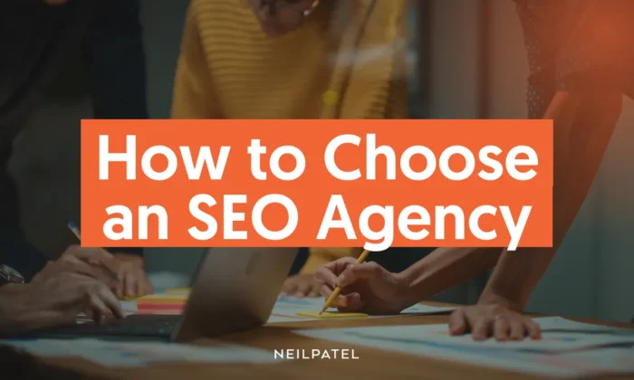 A graphic that says "How To Choose an SEO Agency."
