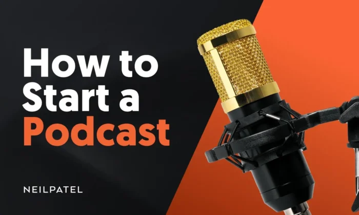 A graphic that says "How To Start A Podcast."