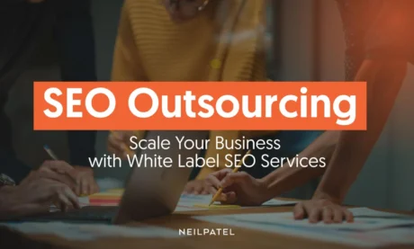 A graphic that says "SEO Outsourcing: Scale Your Business with White Label SEO Services.