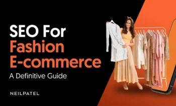 A graphic that says "SEO for Fashion E-commerce."