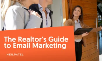 A graphic that says "The Realtor's Guide To Email Marketing."