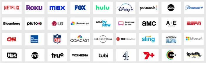 CTV advertising platforms including Netflix Roku and Hulu