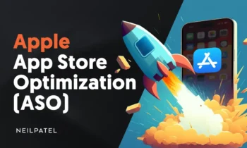 A graphic that says Apple App Store Optimization (ASO)
