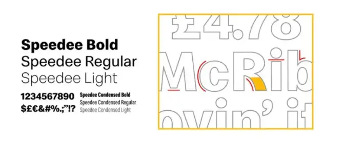 Online McDonald’s Ad displaying their uniform creative standards for franchisees.
