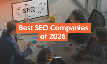 A graphic that says "Best SEO Companies of 2026."