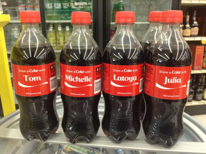 Share a Coke examples.