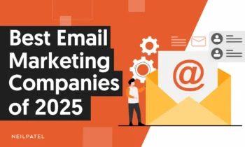 A graphic that says "Best Email Marketing Companies of 2025."
