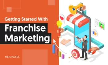 A graphic that says "Getting Started With Franchise Marketing."