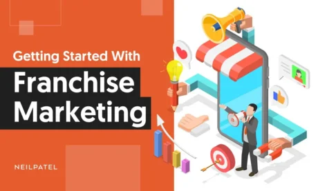 A graphic that says "Getting Started With Franchise Marketing."