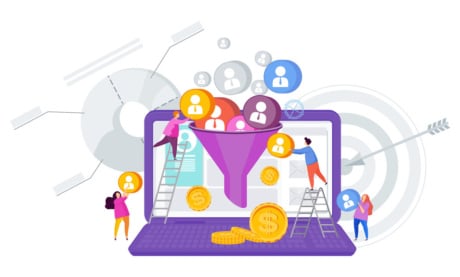 ia per funnel di marketing