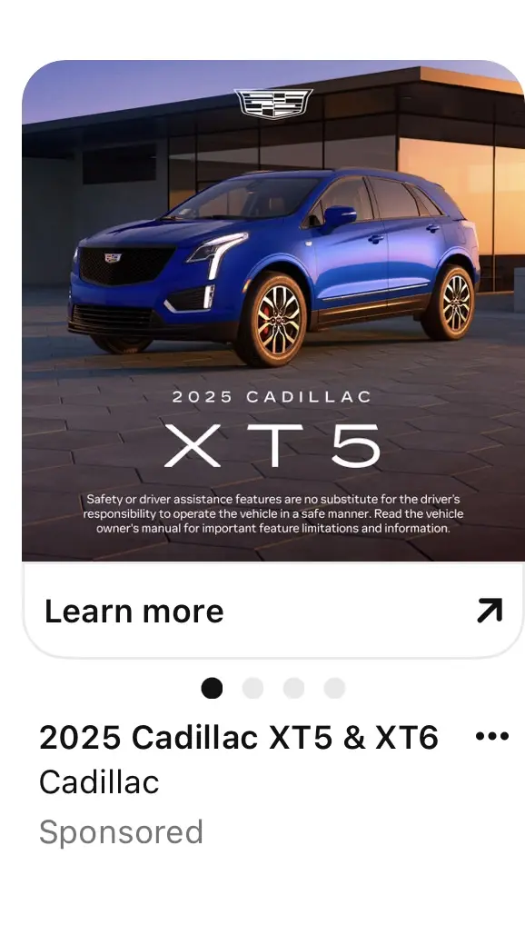 A Carousel Pinterest Ad.