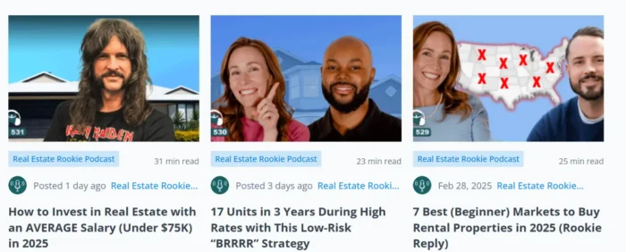 Real estate podcasts.