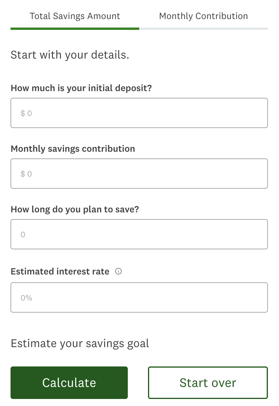 เครื่องคำนวณเงินออมของ Credit Karma