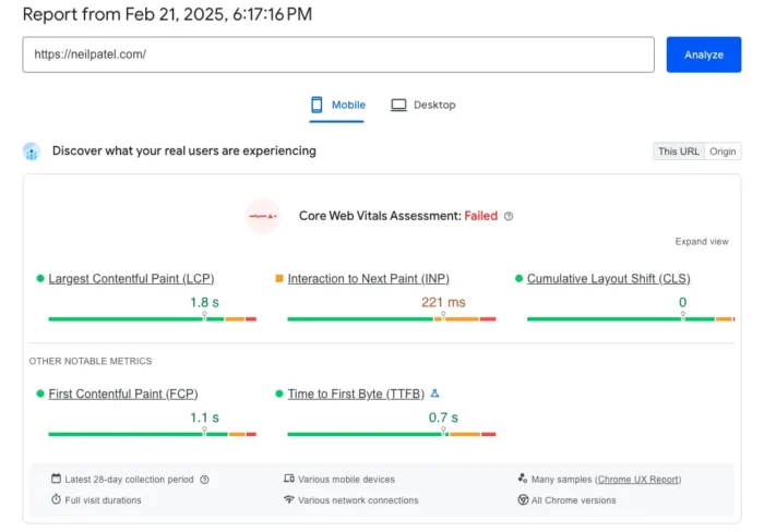Google PageSpeed Insights
