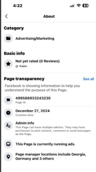 An example of where ads are coming from for ad hijacking.