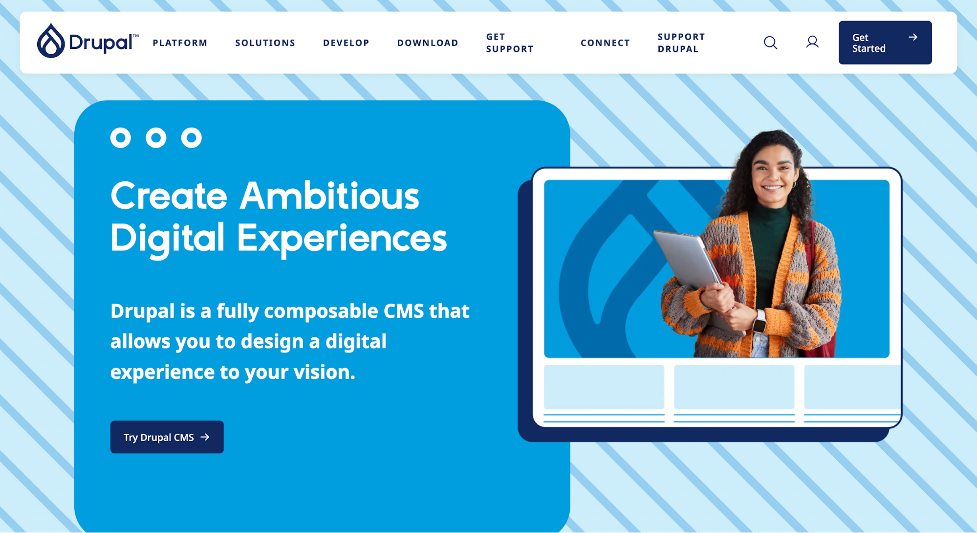 Drupal homepage