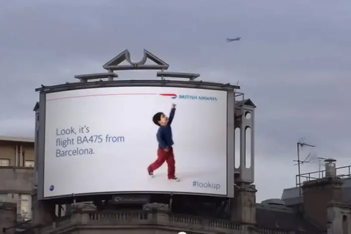 An example of Digital out of home ads.