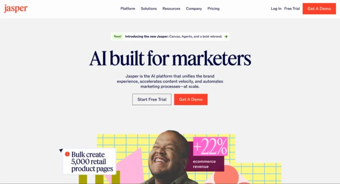 Jasper's homepage.