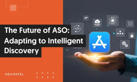 A graphic that says: The Future of ASO: Adapting to Intelligent Discovery