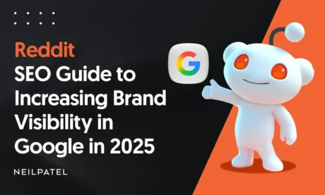 A graphic that says "Reddit SEO Guide to Increasing Brand Visibility in Google in 2025."