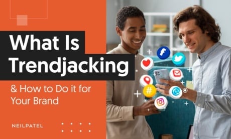 A graphic that says "What is Trendjacking & How to Do It For Your Brand."