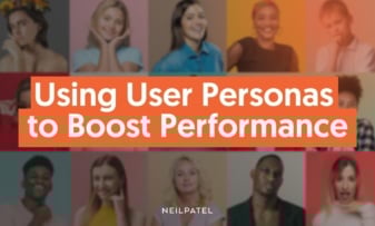 A graphic that says "Using User Personas to Boost Performance."