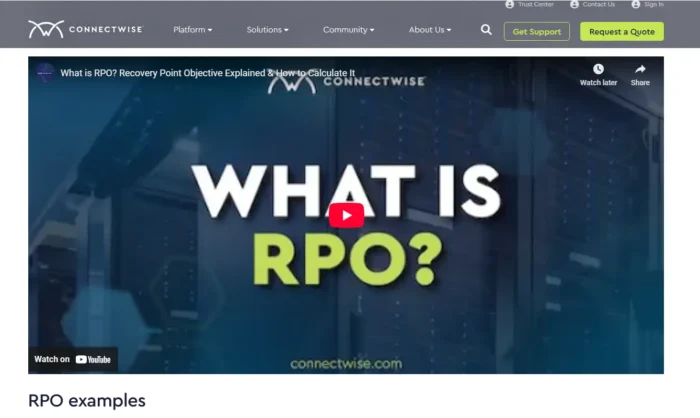 An example of a YouTube video embedded into a blog.