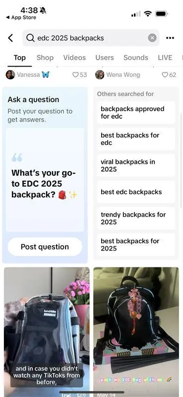 Social media variants of search.