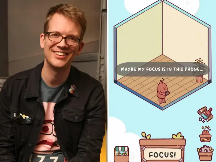 Hank Green and the Focus Friend app.
