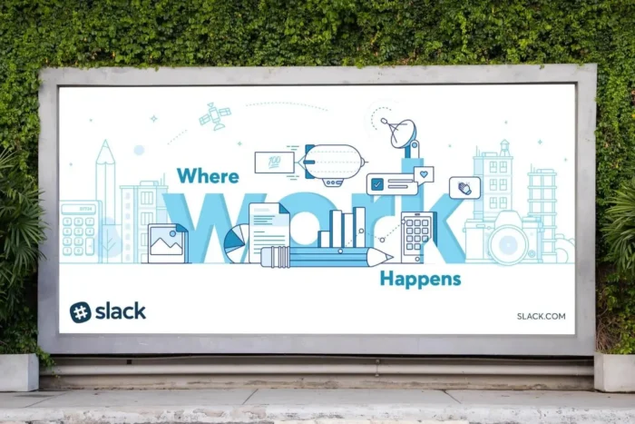 Dynamic SEO Pro A Slack billboard.