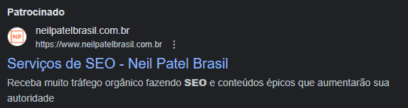 Exemplos de tr[áfego pago