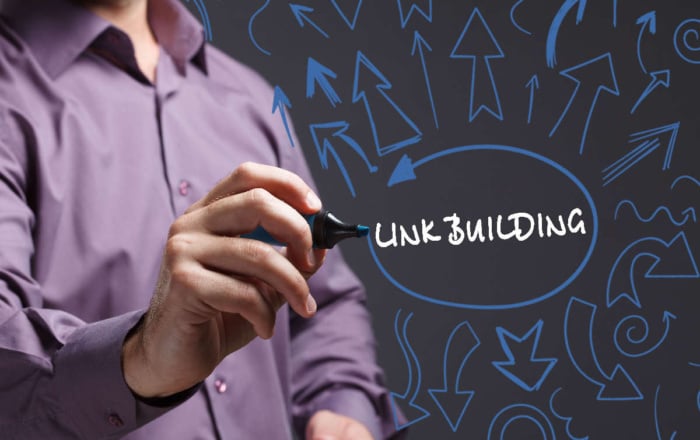 Alguém explicando sobre Link building