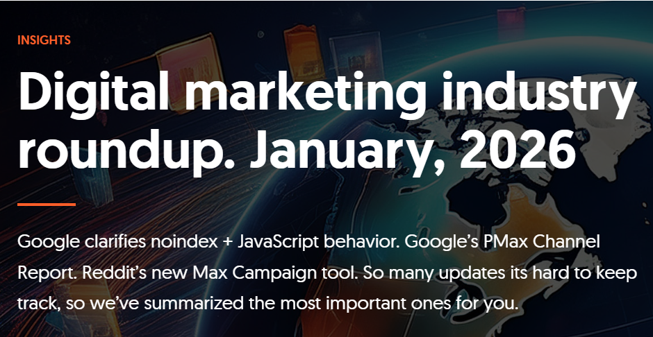 Digital Marketing News Roundup - January 2026 | Neil Patel