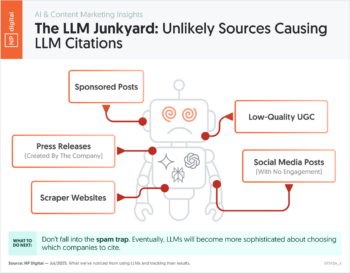 The LLM Junkyard: Unlikely Sources Causing LLM Citations