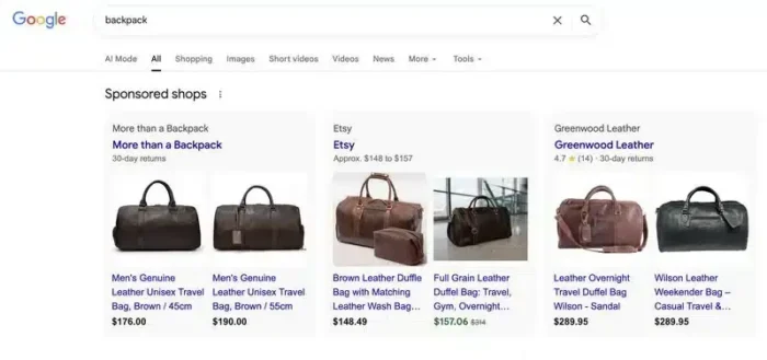 Google Is Testing Sponsored Shops in SERPs: What This Means for Advertisers