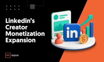A NPD-branded image saying: LinkedIn’s Creator Monetization Expansion