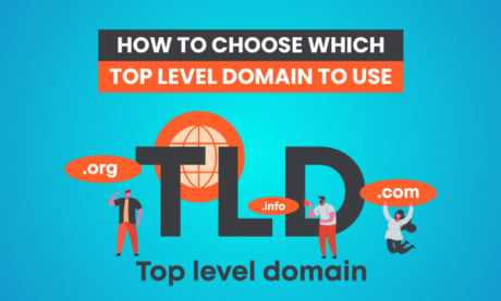 So wählt man eine Top-Level-Domain aus