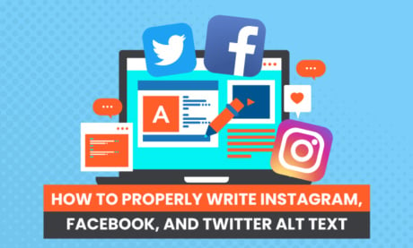 So schreibt man Alt-Texte für Instagram, Facebook und Twitter