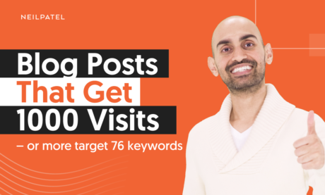 Blogbeiträge, die über 1000 Besucher erhalten, zielen auf 76 Keywords ab